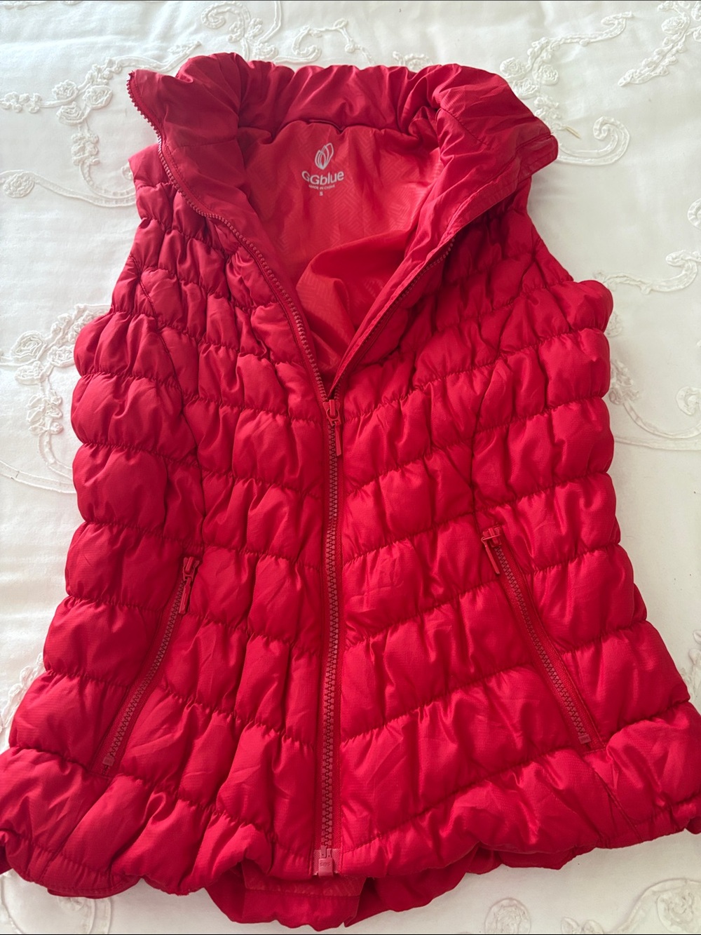 GGblue Quilted Puffer Vest